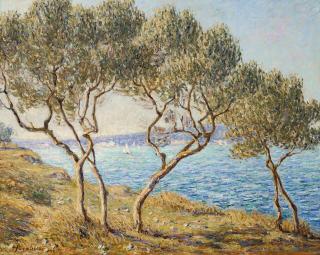 Francis Picabia - Les oliviers, effet de soleil aux Martigues