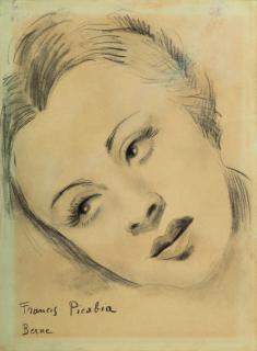 Francis Picabia - Portrait De Marlène Dietrich