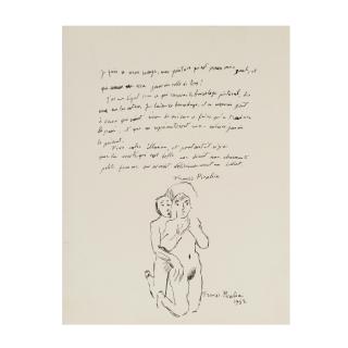 Francis Picabia - Reflexions et Dessin d\'un Couple