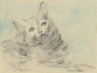 Francis Picabia - Sans Titre (Le Chat Aux Yeux Verts)