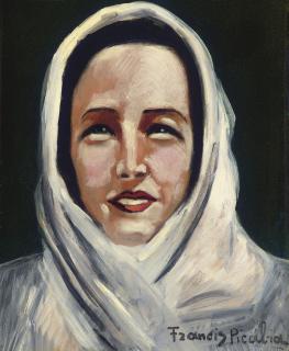 Francis Picabia - Tête de femme au foulard
