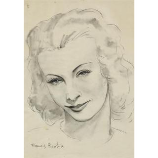 Francis Picabia - Tête De Jeune Fille Souriante