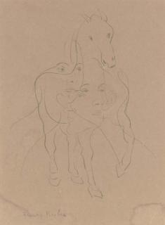 Francis Picabia - Transparence: personnage et cheãl