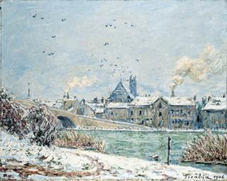 Francis Picabia - Villeneuve-sur-Yonne sous la neige