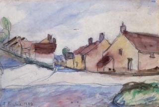 Francis Picabia - Vue de village à Moret