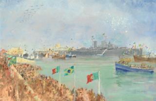 Francis Russell Flint - A Brazilian naval review