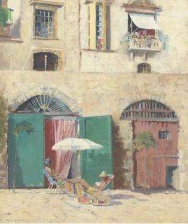 Francis Russell Flint - Relaxing At Calella