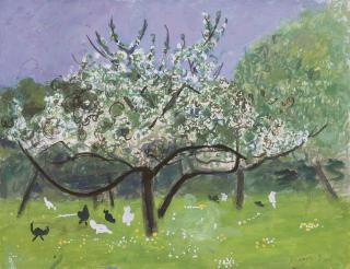 Francis Smith - Poules dans le verger de \