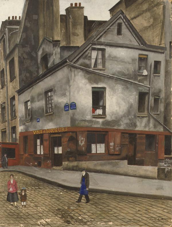 Francis Smith - The corner of Rue Clopin, Paris