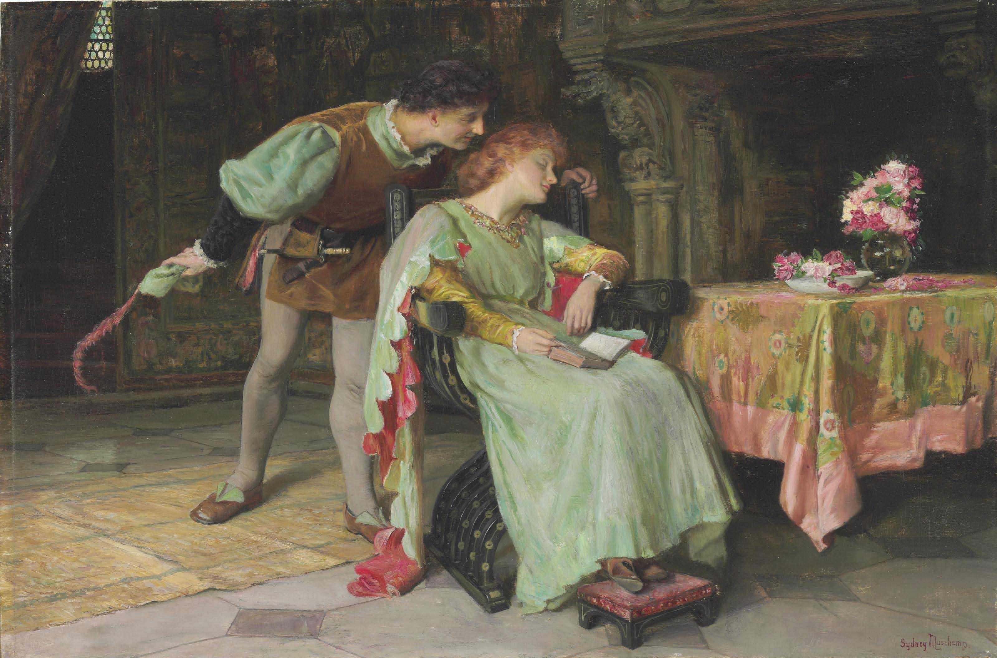 Francis Sydney Muschamp, R.B.A. - A Surprise Visit