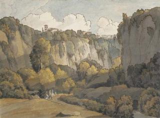 Francis Towne - Cività Castellana, near Rome