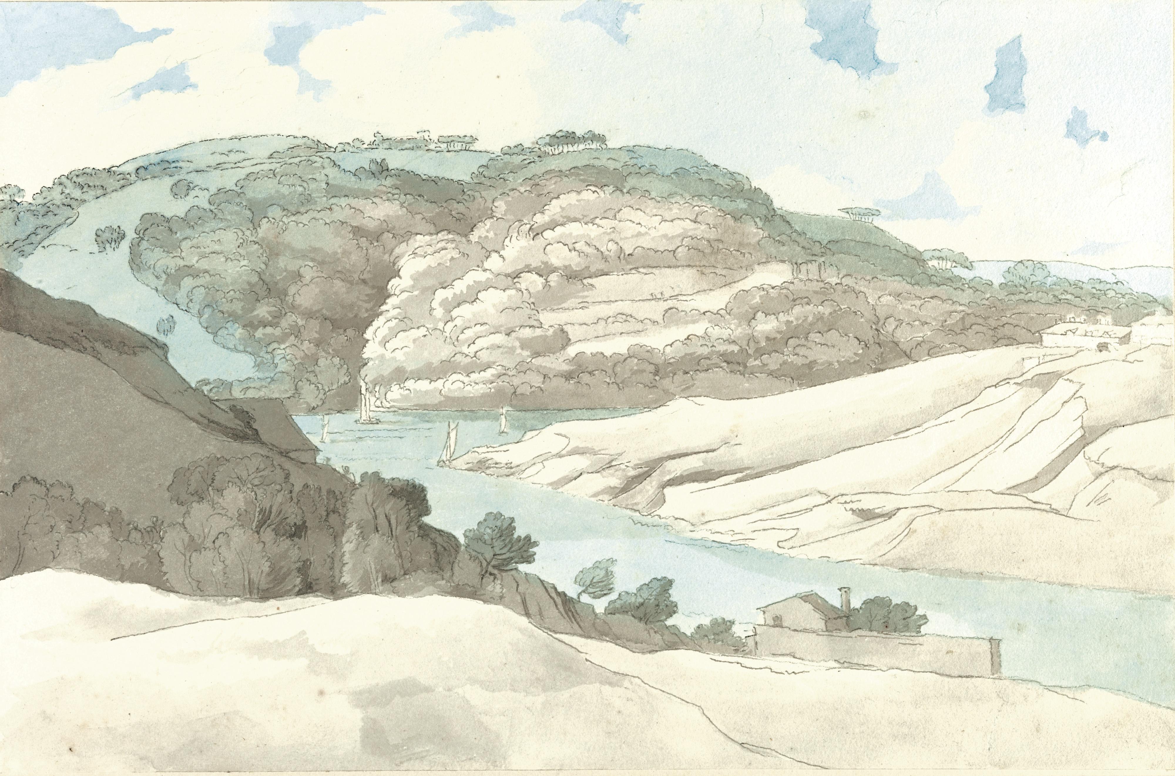 Francis Towne - Mount Edgcumbe, Cornwall