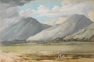 Francis Towne - The Breidden Hills Going From Shrewsbury To Welshpool