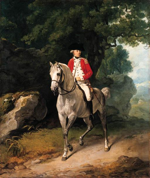 Francis Wheatley, R.A. - Equestrian portrait of Sir Henry Pigot (1750-1840)