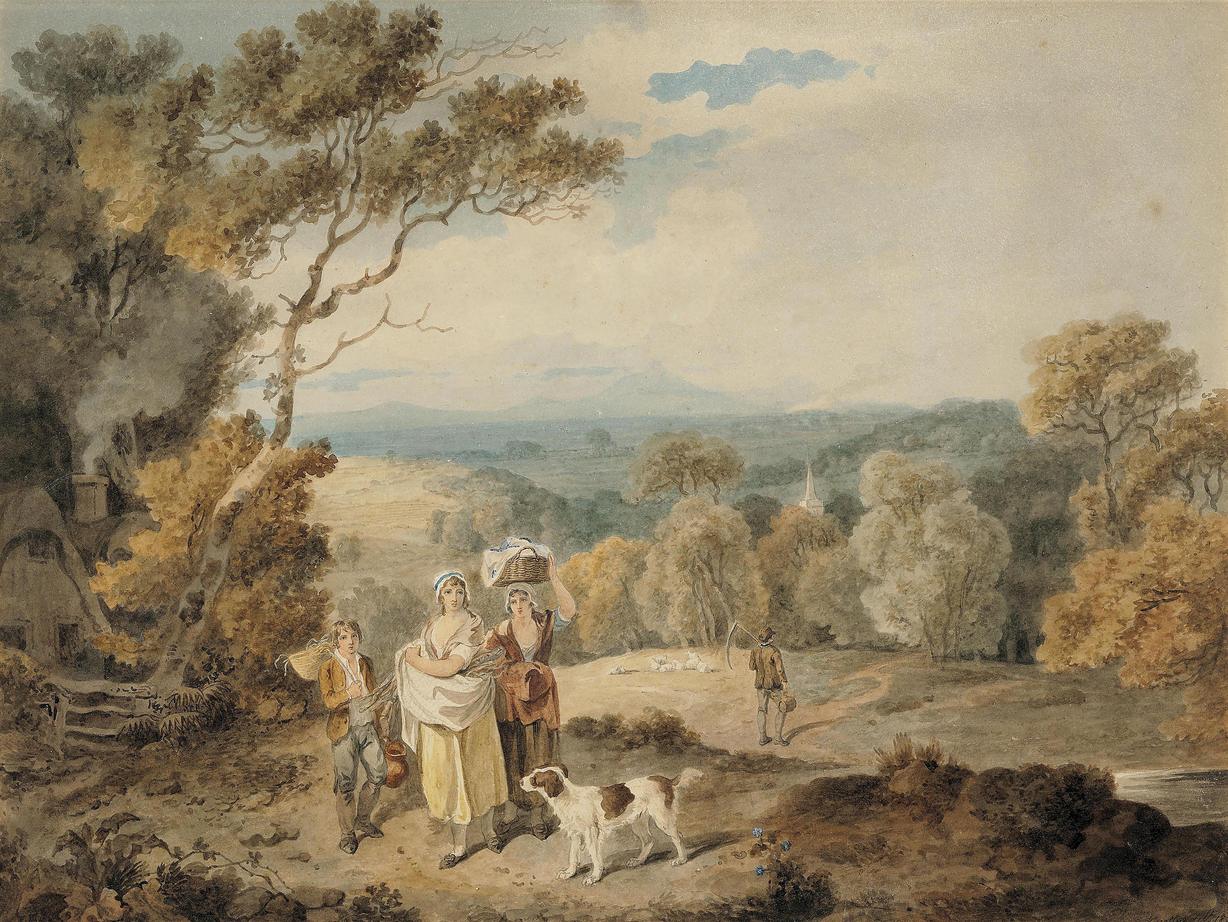 Francis Wheatley, R.A. - Morning in the Country