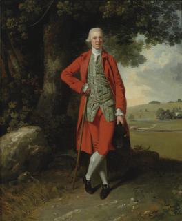 Francis Wheatley R.A. - Portrait Of A Country Squire, Said To Be Stephen Sullivan Of Ponsbourne Park
