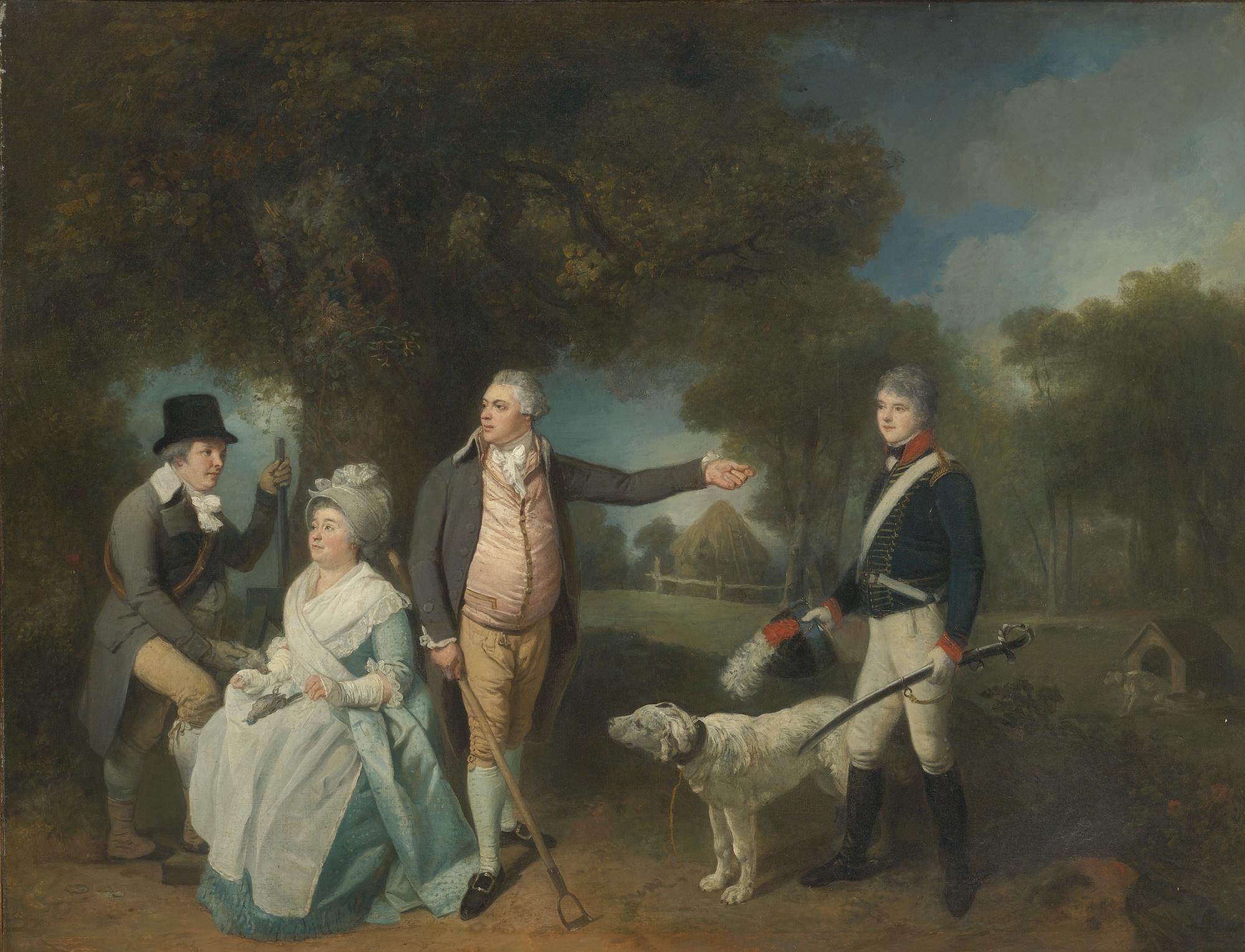 Francis Wheatley R.A. - Portrait Of The Wetten Family