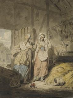 Francis Wheatley R.A. - The Broken Pitcher