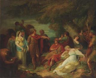 Francis Wheatley - Theseus and Hippolyta Find the Lovers, from A Midsummer Night\'s Dream
