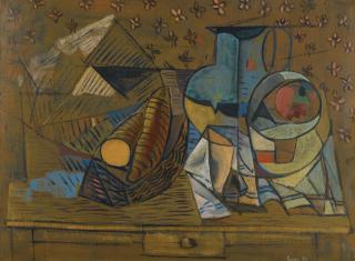 Francisco Bores - Nature Morte Au Papier Étoile