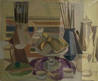 Francisco Bores - Nature morte aux pinceaux