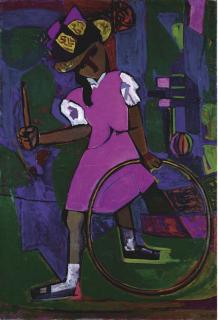 Francisco Bores - Niña con aro