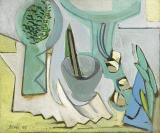 Francisco Bores - Spanish still Life With Bowl