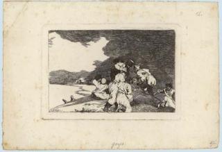 Francisco de Goya Y Lucientes - Bien te se está (\'It serves you right\') (Delteil 125; Harris 126)