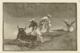 Francisco de Goya y Lucientes - Capean otro Encerrado (Plate 4), from Tauromaquia (Harris 207)