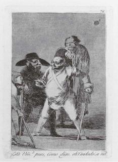 Francisco De Goya Y Lucientes - Correccion, Plate 46 (Harris 81); Devota Profesion, Plate 70 (H. 105); Esta Um...pues, Como digo...eh! Cuidado!..., Plate 76 (H. 111); and Despacha que dispiertan, Plate 78 (H. 113) all from Los Caprichos