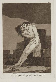 Francisco de Goya y Lucientes - El amor y la muerte, Plate 10 from: Los Caprichos (D. 47; H. 45)