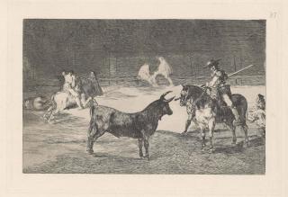 Francisco de Goya y Lucientes - Five plates from: La Tauromaquia (D. 232, 240, 241, 245, 250; H. 212, 220, 221, 225, 230)