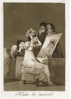 Francisco de Goya y Lucientes - Hasta la Muerte, from: Los Caprichos (D. 92; H. 90)