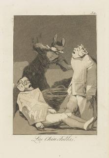 Francisco De Goya Y Lucientes - Los Chinchillas, Plate 50 From: Los Caprichos