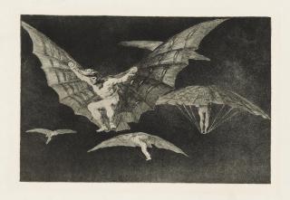 Francisco De Goya Y Lucientes - Modo de Volar, from: Los Proverbios