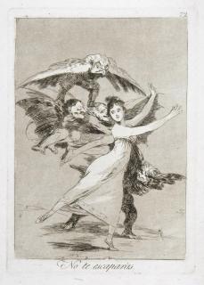 Francisco de Goya y Lucientes - No te escaparás, plate 72 from: Los Caprichos (Harris 107)