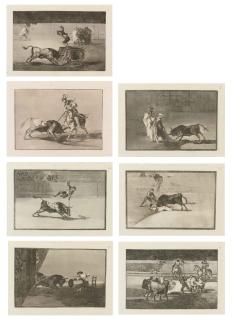 Francisco De Goya Y Lucientes - Twenty-two plates from: La Tauromaquia (cf. Delteil 224 ff.; Harris 204 ff.)