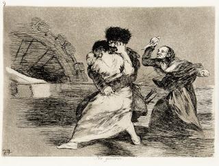 Francisco de Goya - 2 Bll.: No quieren (Sie wollen es nicht) – Para eso habeis nacido