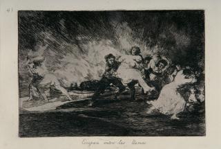Francisco de Goya - 3 Bll.: Los Desastres de la Guerra. (Die Schrecken des Krieges).
