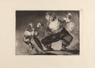 Francisco de Goya - Bobalicón – Tras el vicio viene el fornico (Der Einfaltspinsel)