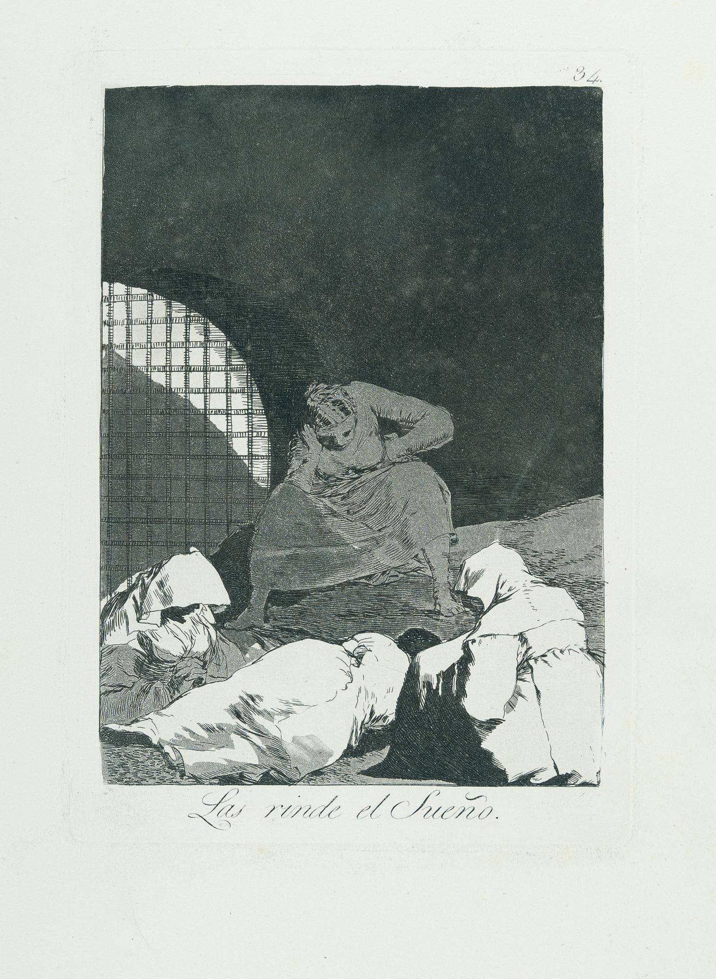 Francisco de Goya - Las rinde el Sueño (Der Schlaf überwindet sie)