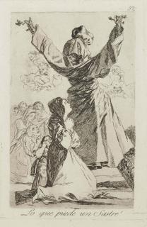 Francisco De Goya - Lo Que Puede Un Sastre (Planche 52 Issue De Los Caprichos) (Harris 87)