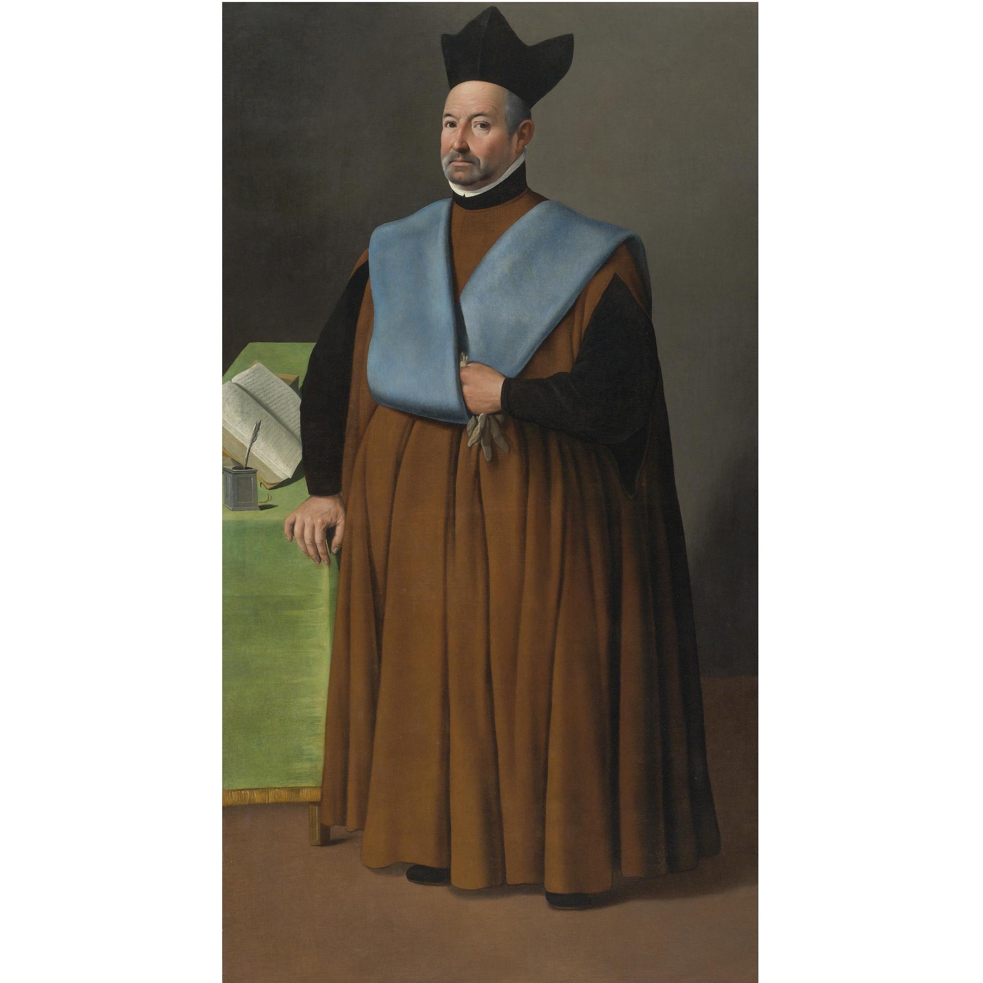 Francisco de Zurbarán - Portrait Of Doctor Juan Martinez Serrano, Full Length