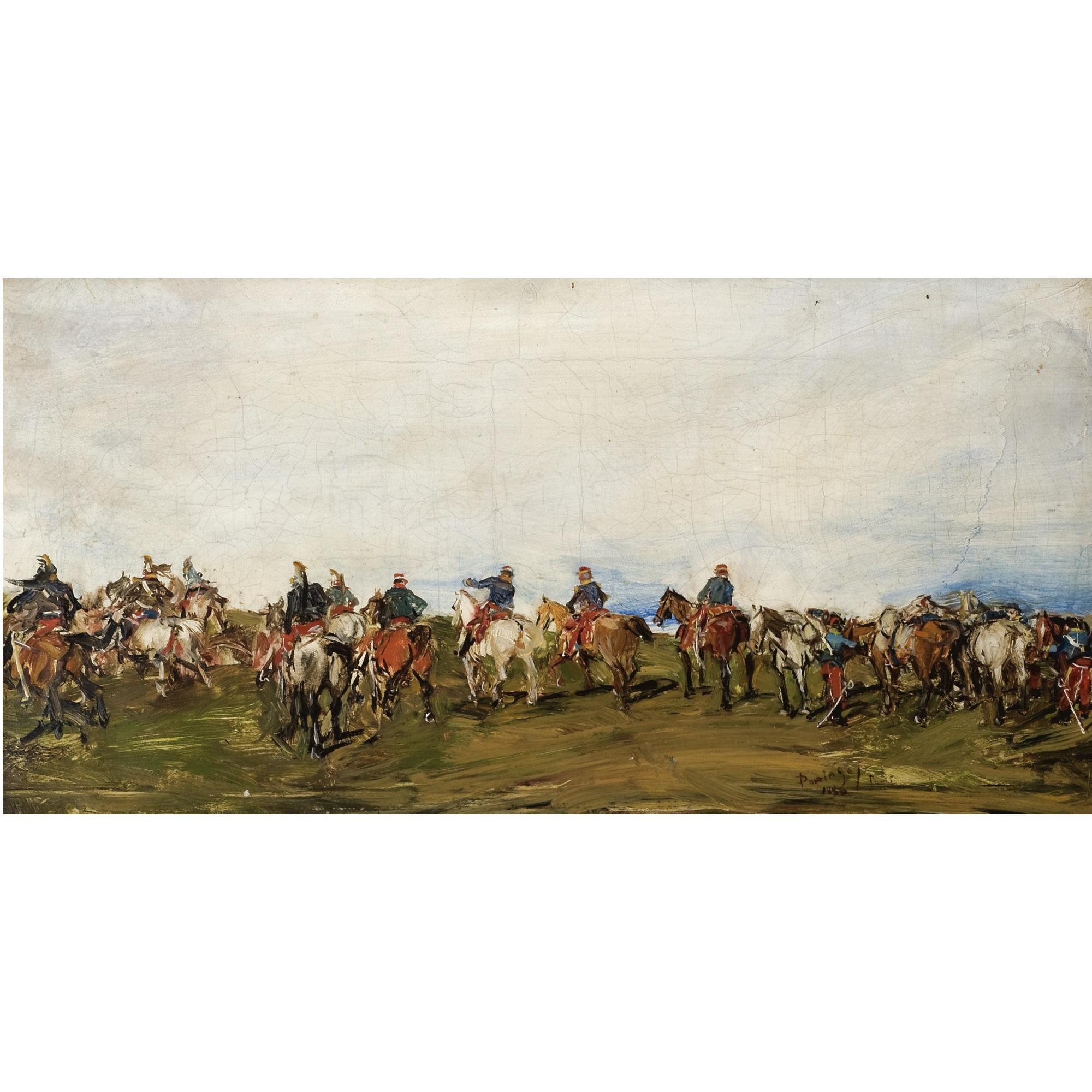 Francisco Domingo - Spanish caballos (Mounted Cavalrymen)