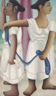 Francisco Dosamantes - Dos Mujeres Mayas