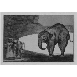 Francisco Goya Y Lucientes - Quien Se Pondra El Gascabel Al Gato? (Disparate De Bestia) (Delteil 222; Harris 268)