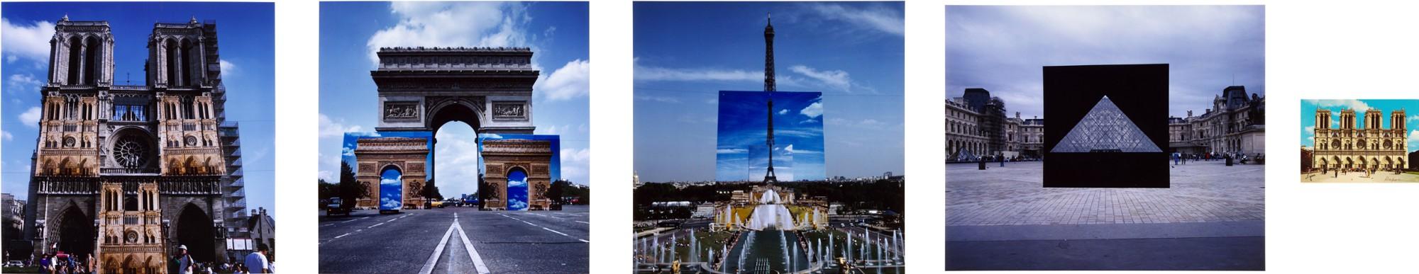 Francisco Infante - Four Artefacts And One Collage From The Series Souvenirs