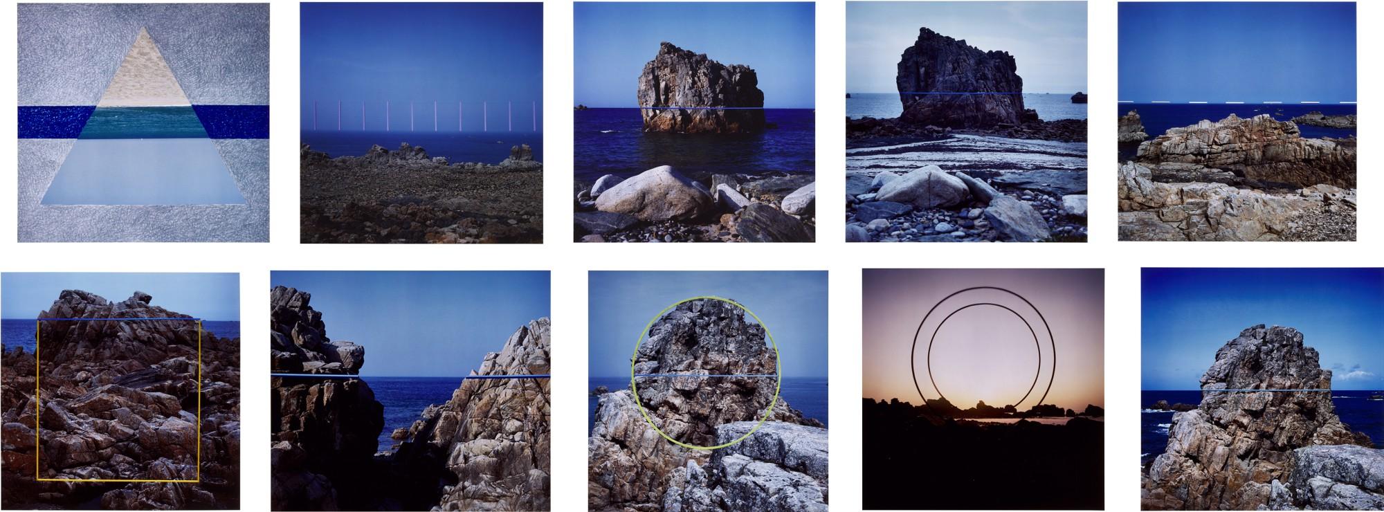 Francisco Infante - Nine Artefacts From The Series Geometric Horizons And One From The Series Continuation