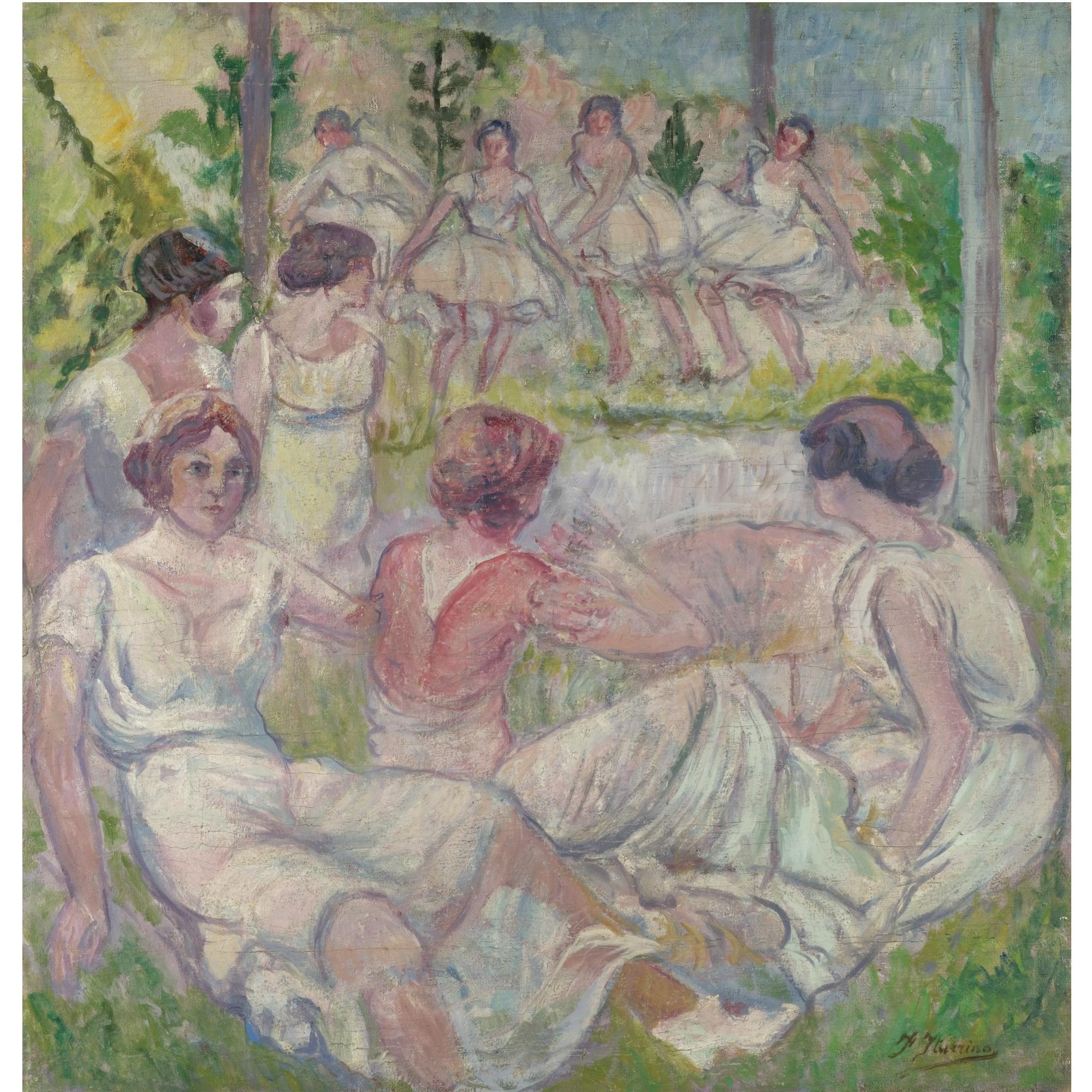 Francisco Iturrino - Baile En El Bosque (Dancers In The Forest)