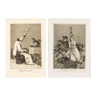 Francisco José De Goya Y Lucientes - Aquellos polbos (Those Specks of Dust); No hubo remedio (Nothing Could Be Done About It), from Los caprichos (The Whims) (2 works)